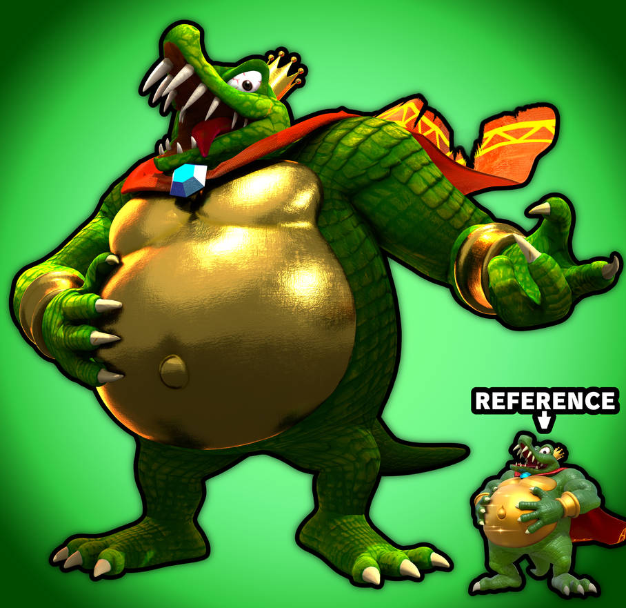 K. Rool 3D Render: Nintendo Today King K. Rool Remake by ZDooarte on DeviantArt