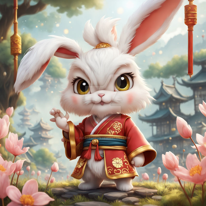 rabbit by AIArtForFun on DeviantArt