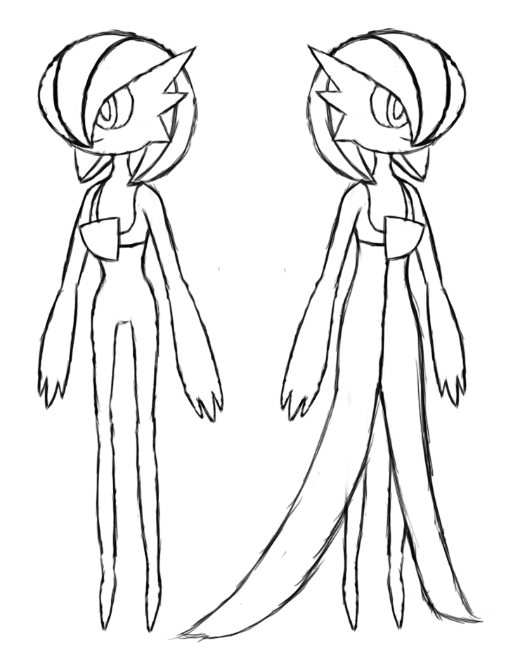 Gardevoir Template By Avernale On DeviantArt