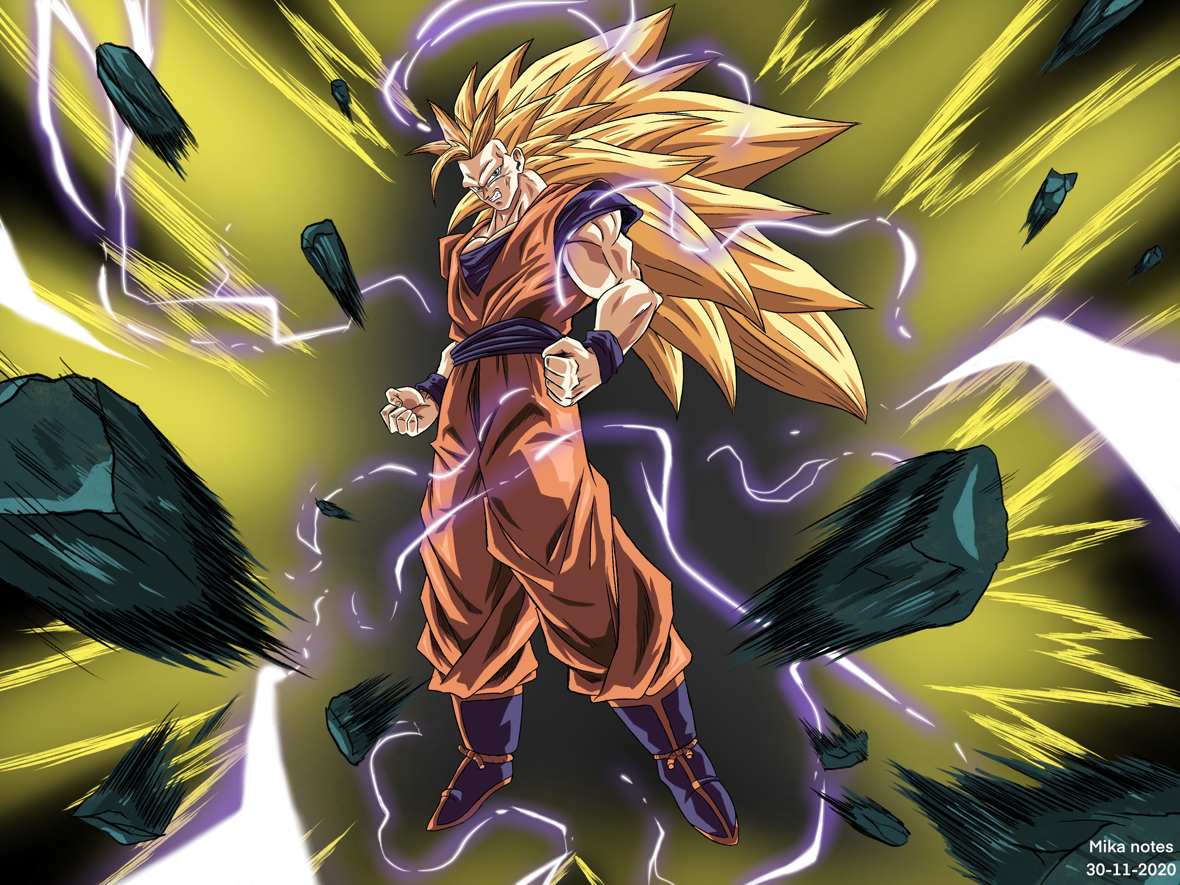 Son Goku: Super Saiyajin 3 by CELL-MAN on DeviantArt