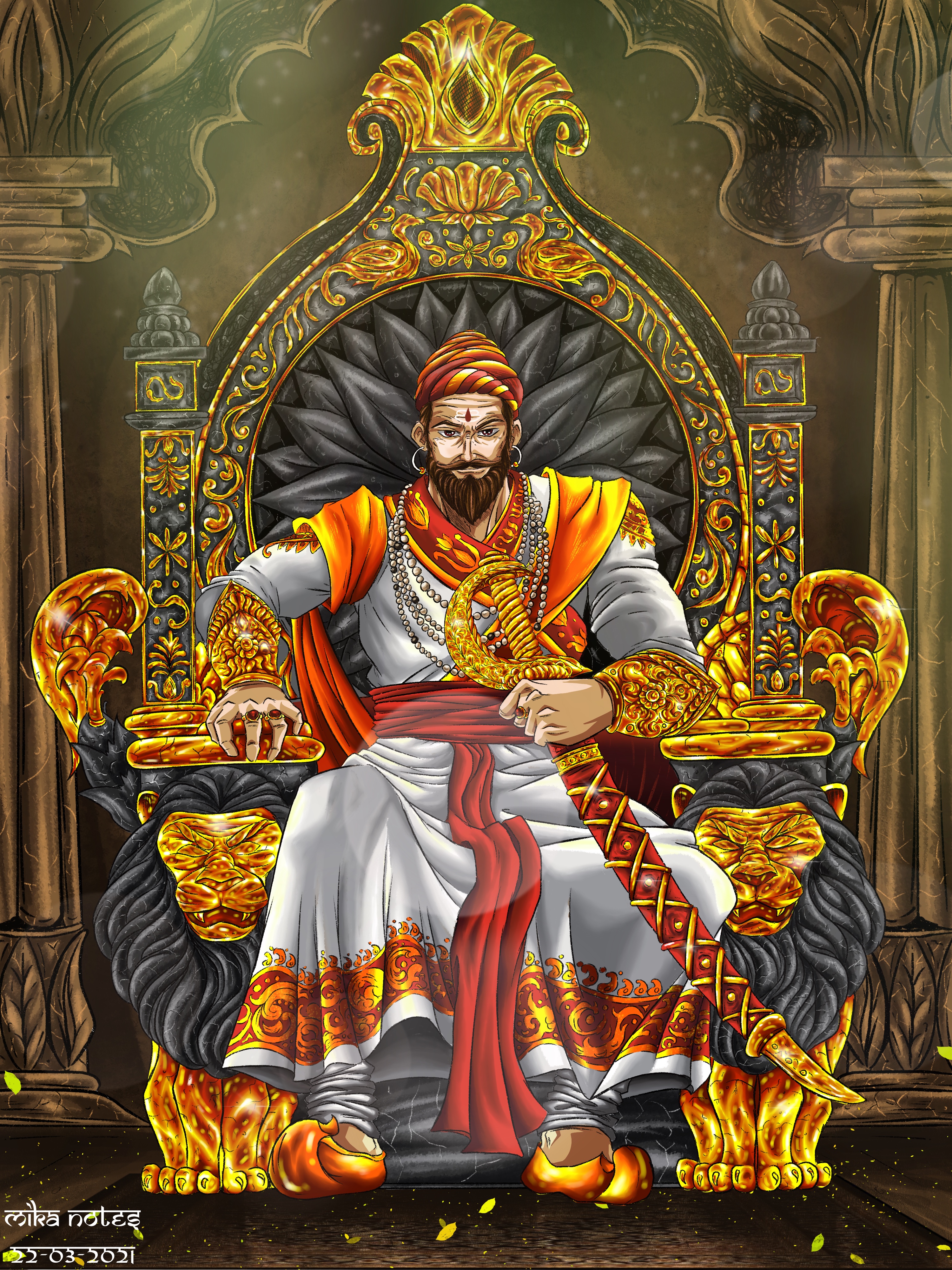 Chatrapati Shivaji Maharaj by mikanotes on DeviantArt Chatrapati Shivaji Maharaj by mikanotes on DeviantArt