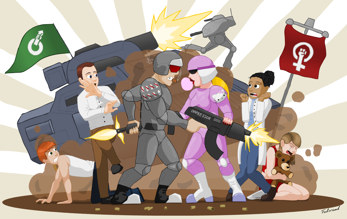 Gender Wars (1996) by Fulcrumb on DeviantArt