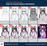 How to Color Manga Drawings (Quick Tutorial) by LacrimareObscura