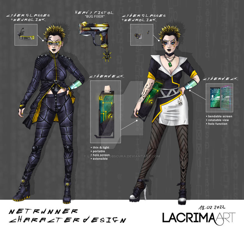 Cyberpunk Character Design Commission By Lacrimareobscura On Deviantart Cyberpunk Character Design Commission By Lacrimareobscura On Deviantart