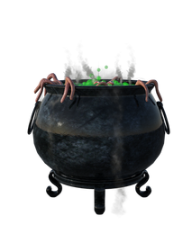 Witches Cauldron Png Overlay.