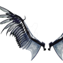 TRANSPARENT DRAGON WINGS OVERLAY.