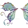 Glass Fairy Wings Png Overlay.