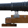 Old Vintage Cannon Png Overlay.
