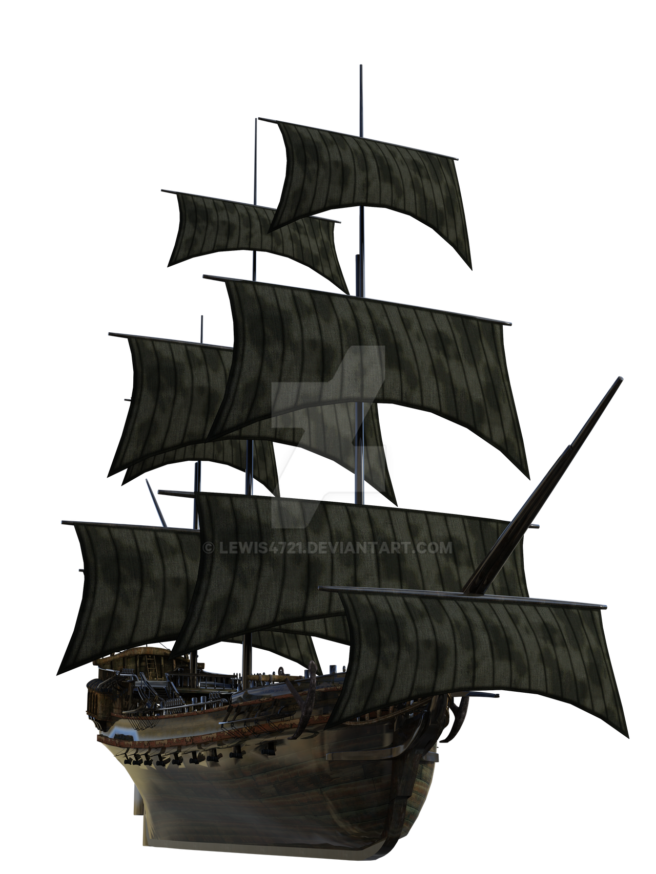 Pirate Ship Png Overlay By Lewis4721 On Deviantart