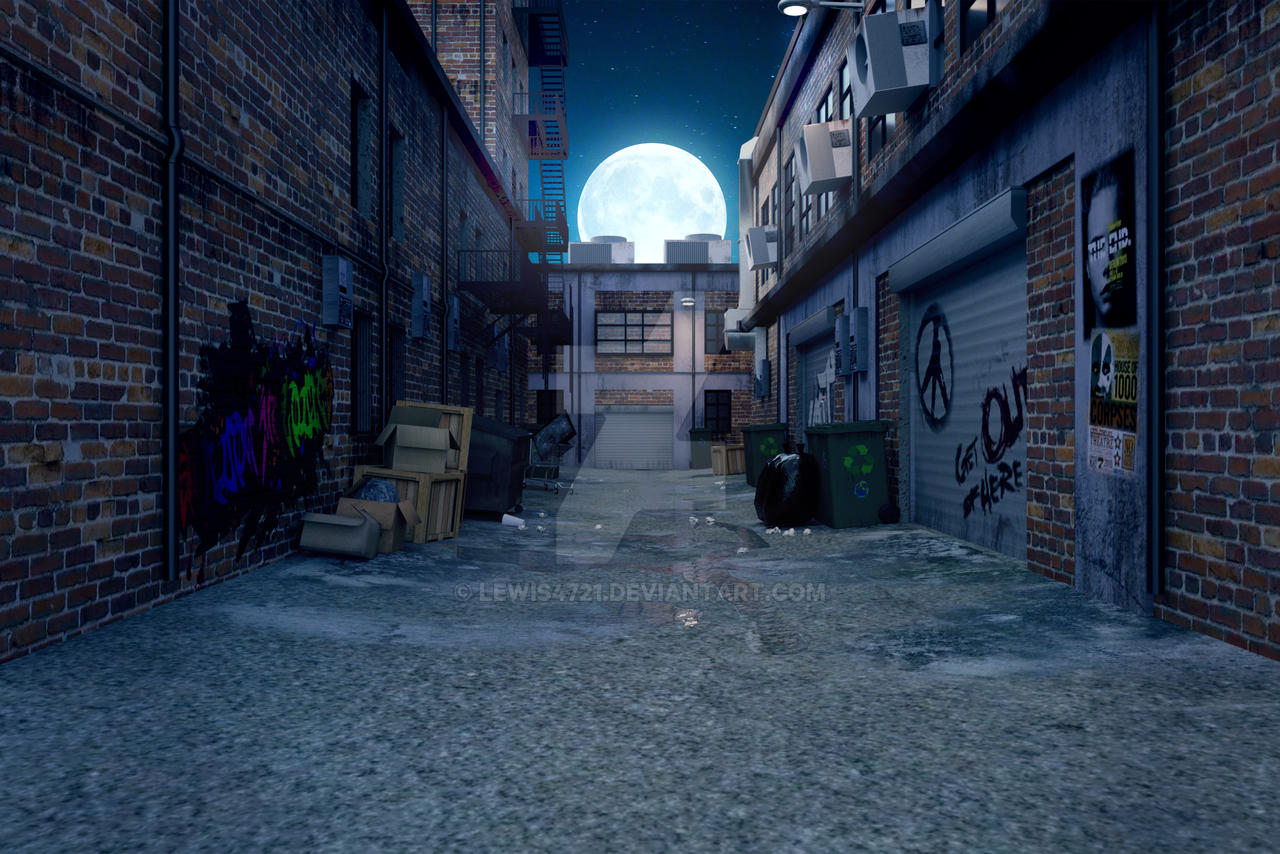 Dark Alley Digital Backdrop Background By Lewis4721 On Deviantart Dark Alley Digital Backdrop Background By Lewis4721 On Deviantart