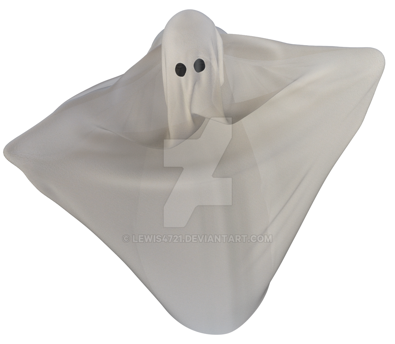 Sheet Ghost PNG Overlay. by lewis4721 on DeviantArt