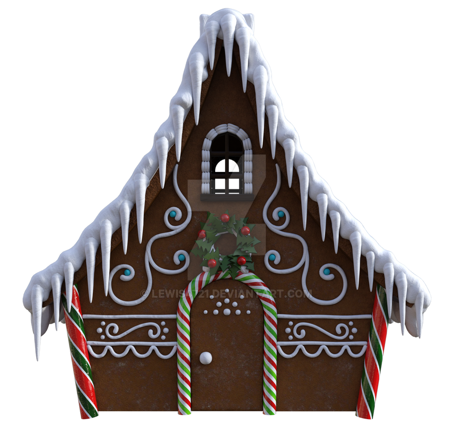 Gingerbread House Png Overlay. by lewis4721 on DeviantArt