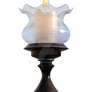 Vintage Candle Stick 7, Png Overlay.