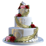 Wedding Cake 1, png overlay.