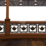 Wooden Balcony, Png Overlay.