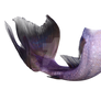 Purple Mermaid Tail 3, Png Overlay.