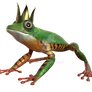 Prince Charming Frog 1, Png Overlay.