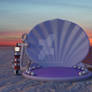 Beach Clam Backdrop / Background.