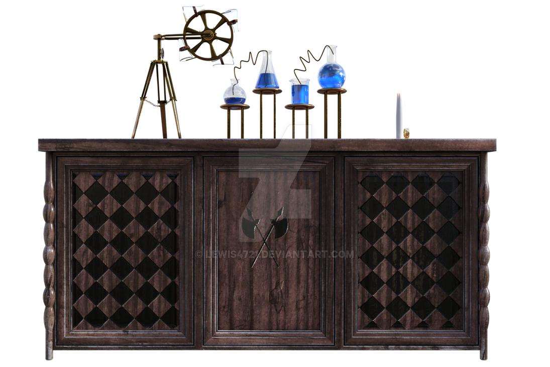 Desk with science props, png overlay. by lewis4721 on DeviantArt