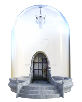 Glass dome house 2, Png Overlay.