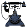 Vintage Telephone 4, Png Overlay.