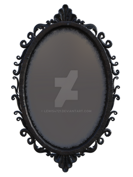 Gothic Mirror, Png Overlay.