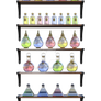Shelf with Potions 1, Png Overlay.