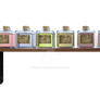 Shelf with Potions 3, Png Overlay.