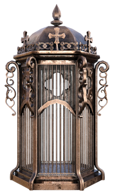 Vintage Cage, png overlay.