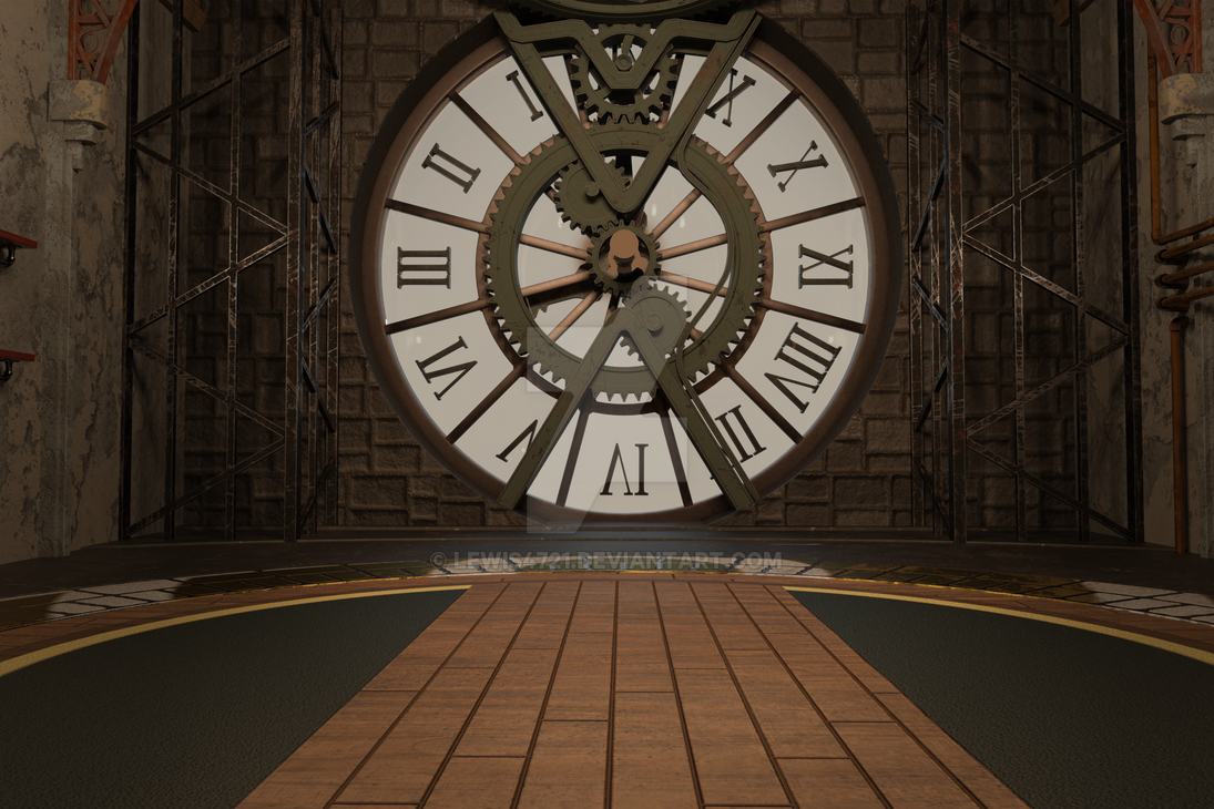 Steampunk Clock Background / Backdrop. by lewis4721 on DeviantArt