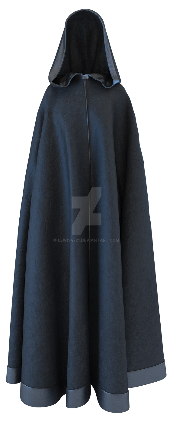 Black Hooded Cape 4, png overlay. by lewis4721 on DeviantArt