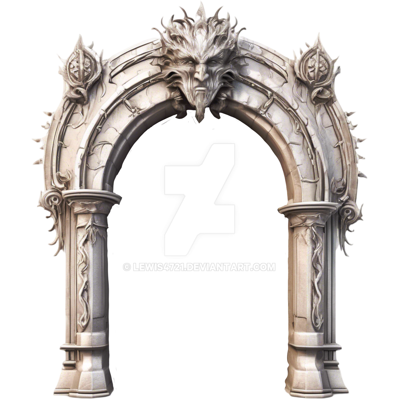 Deviled Arch Devils archway, png overlay. by lewis4721 on DeviantArt