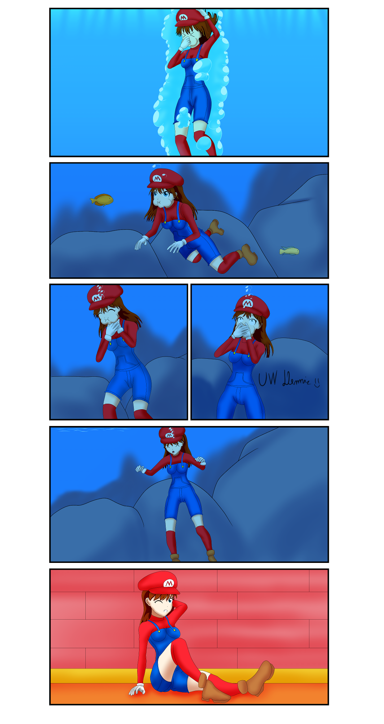 Deep Trouble Deviantart Maria deep trouble (Commission 23) by UWDennis on DeviantArt