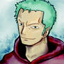 Zoro in the snow (finished)