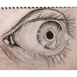 Realistic eye drawing