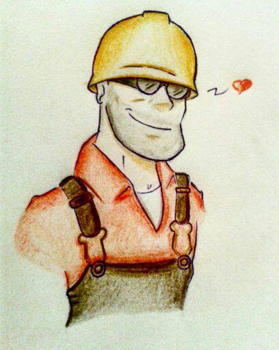 Tf2 Engineer Scetch Tf2-Engineer by Davidthepanda on DeviantArt