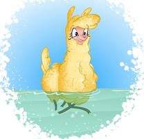 Paprika the swimming duck