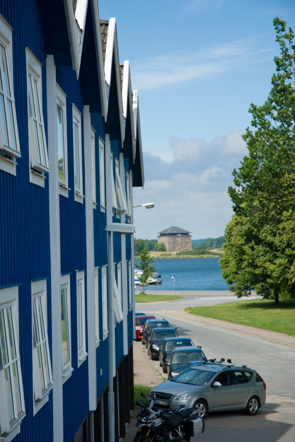 Blue houses