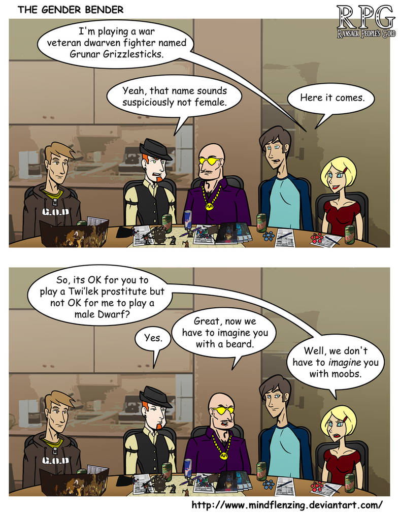 Gender Bender Riddler RPG The Gender Bender by mindflenzing on DeviantArt