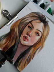 Watercolor portrait 2