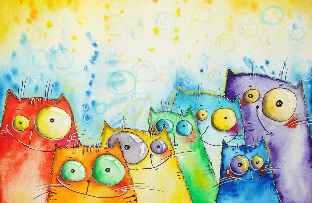 Rainbow cats