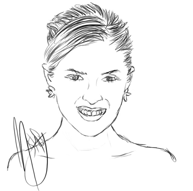 Anna Kendrick Sketch by Mistify24 on DeviantArt