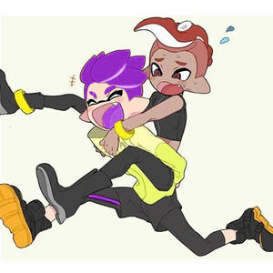 Splatoon Agent 4 and 8 Boy