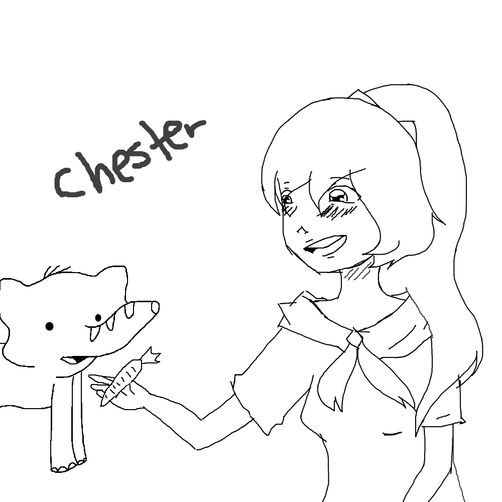 RQ: Chester feeding an Elephant