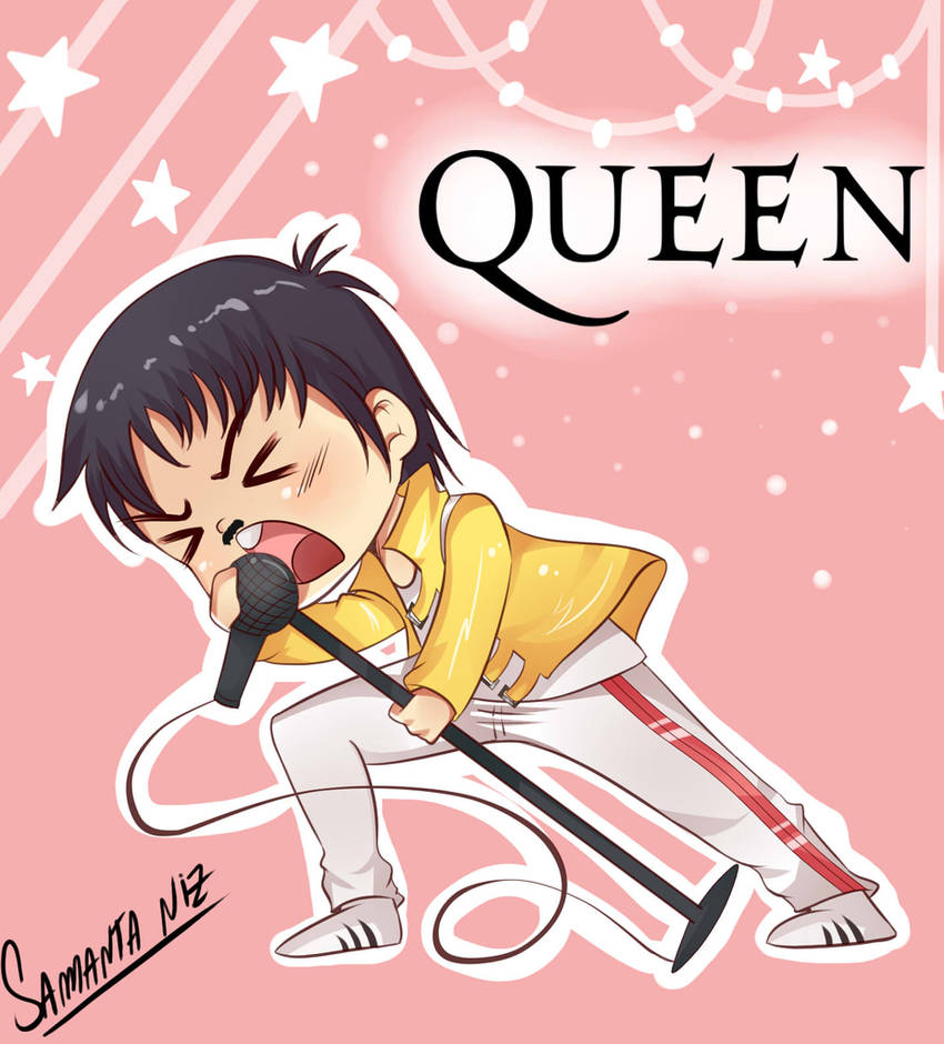 Freddie mercury (queen) anime style by keitenstudio on DeviantArt Freddie mercury (queen) anime style by keitenstudio on DeviantArt