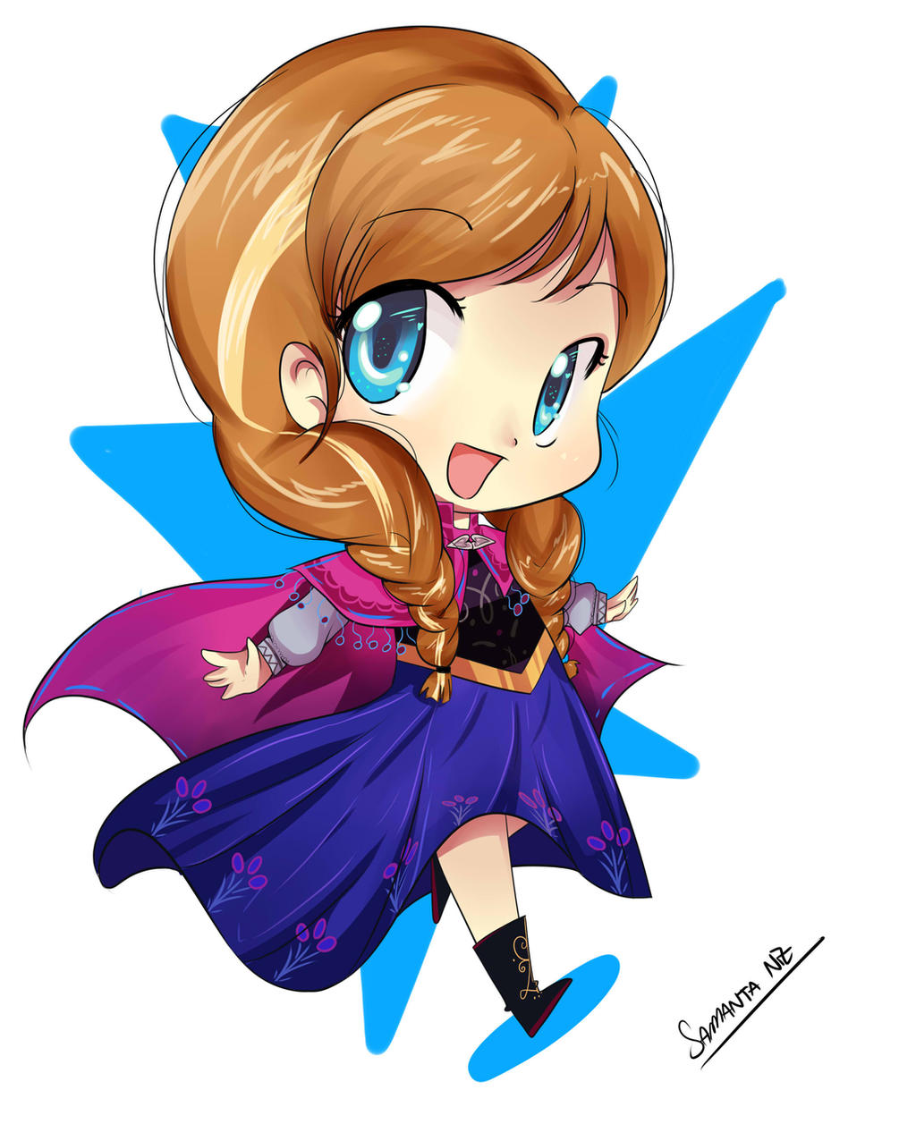 Anna frozen chibi