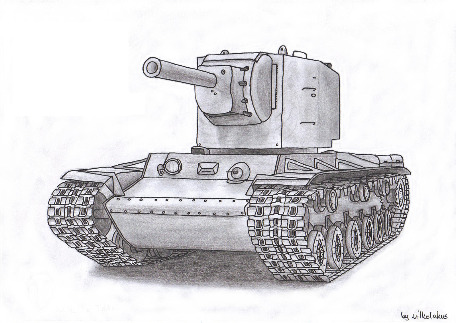 Russian Tank KV2 by wilkolakus2 on DeviantArt