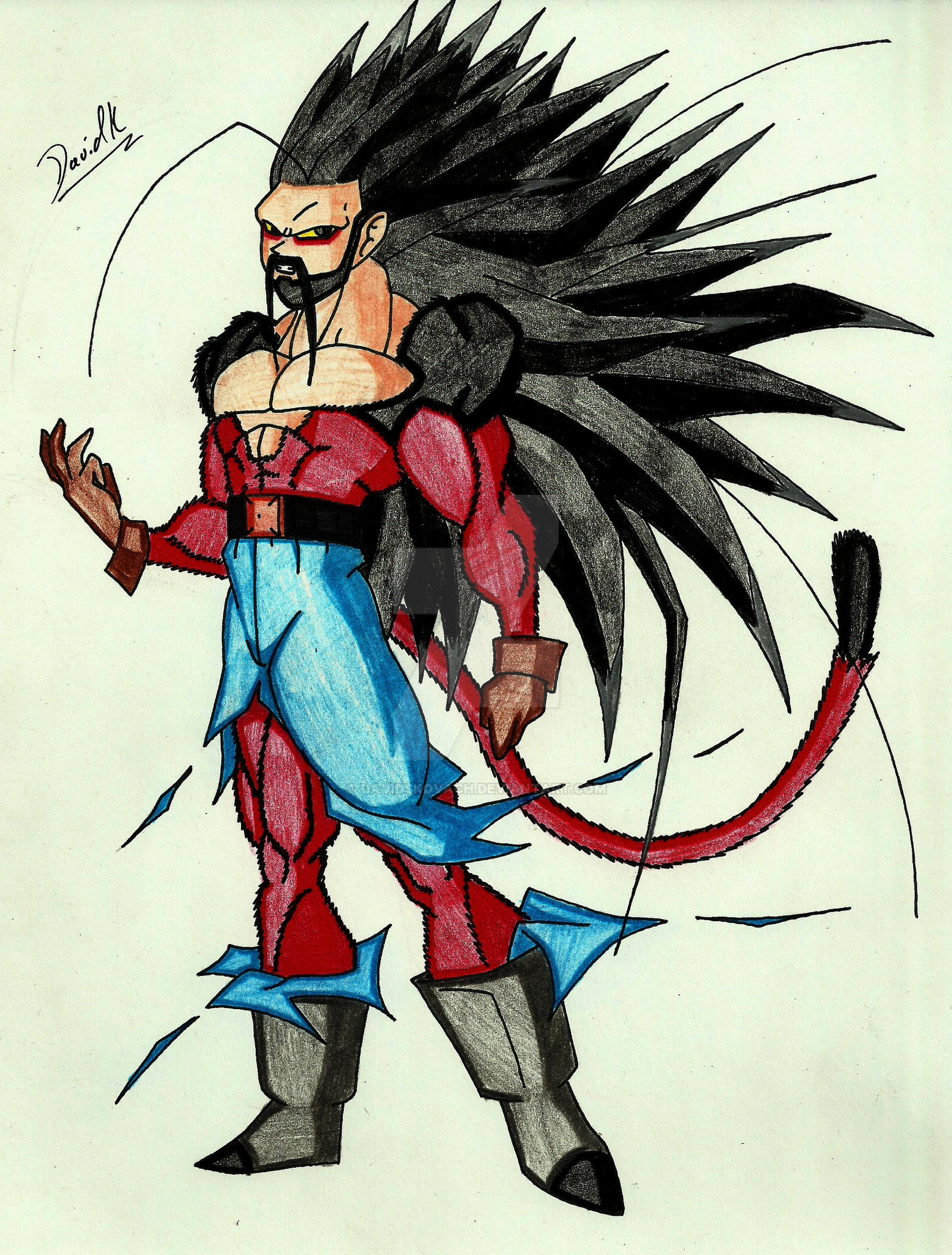 Ascended Super Saiyan 5: Goku by oscar-aburto on DeviantArt