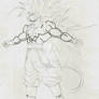 Goku from NEW AGE Super Saiyan 5 sketch