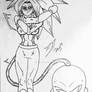 Kefla SSJ4 and Jiren